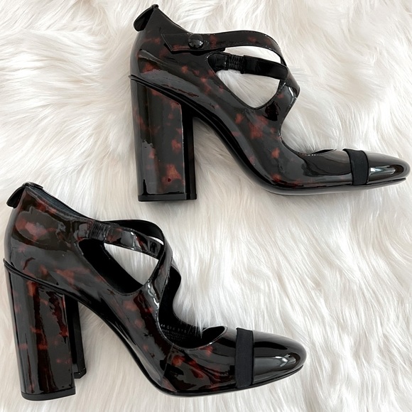 NIB Tory Burch Amble Tortoise Criss Cross Pump - Picture 3 of 15